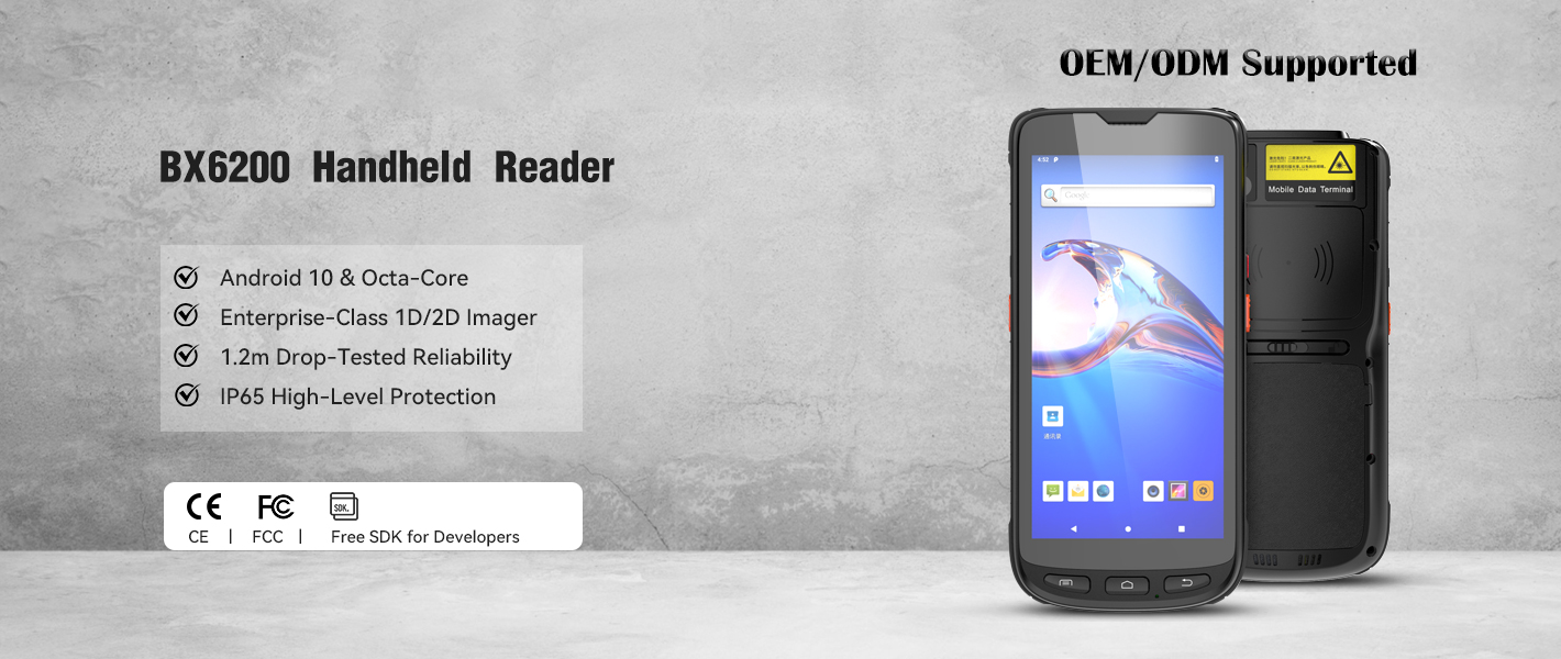 Handheld 125K/134.2Khz Reader Bx6200（images 1）