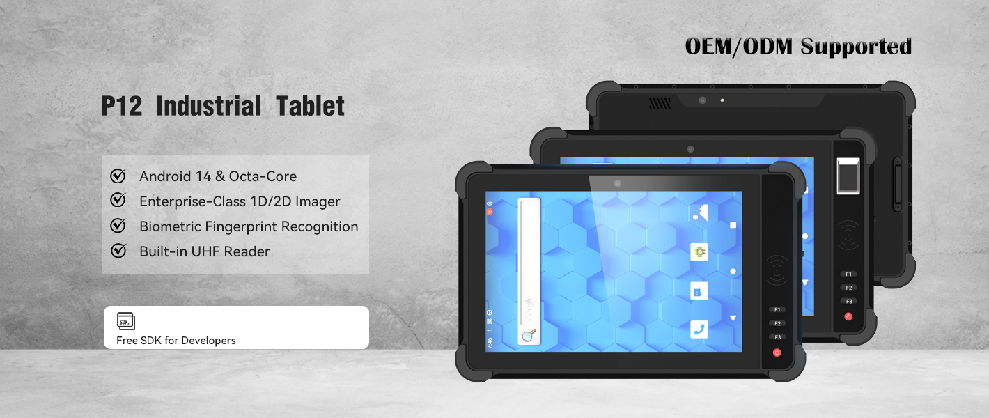 Fingerprint Scanner Tablet P12（images 1）