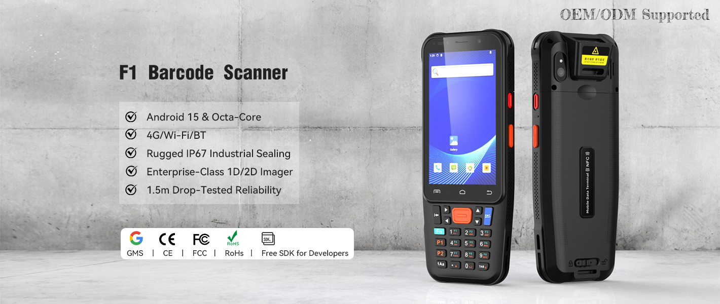 Keyboard Barcode scanner F1（images 1）