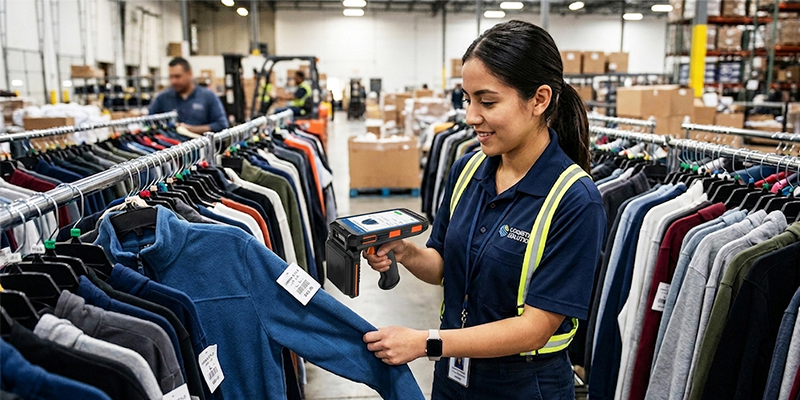 C6100 RFID handheld terminal apparel store inventory counting